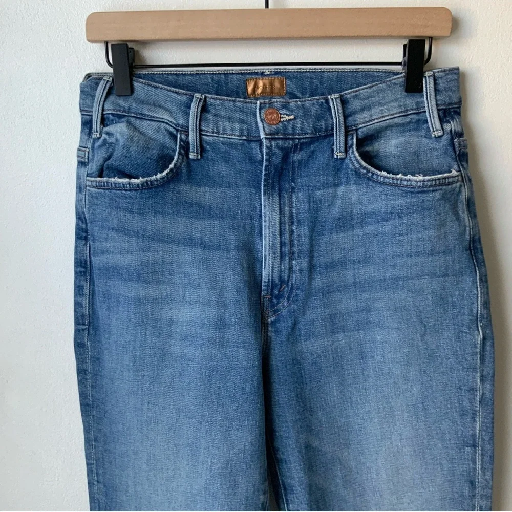 MOTHER Jeans Hustler Ankle Flare Blue Size 29 - Picture 4 of 13